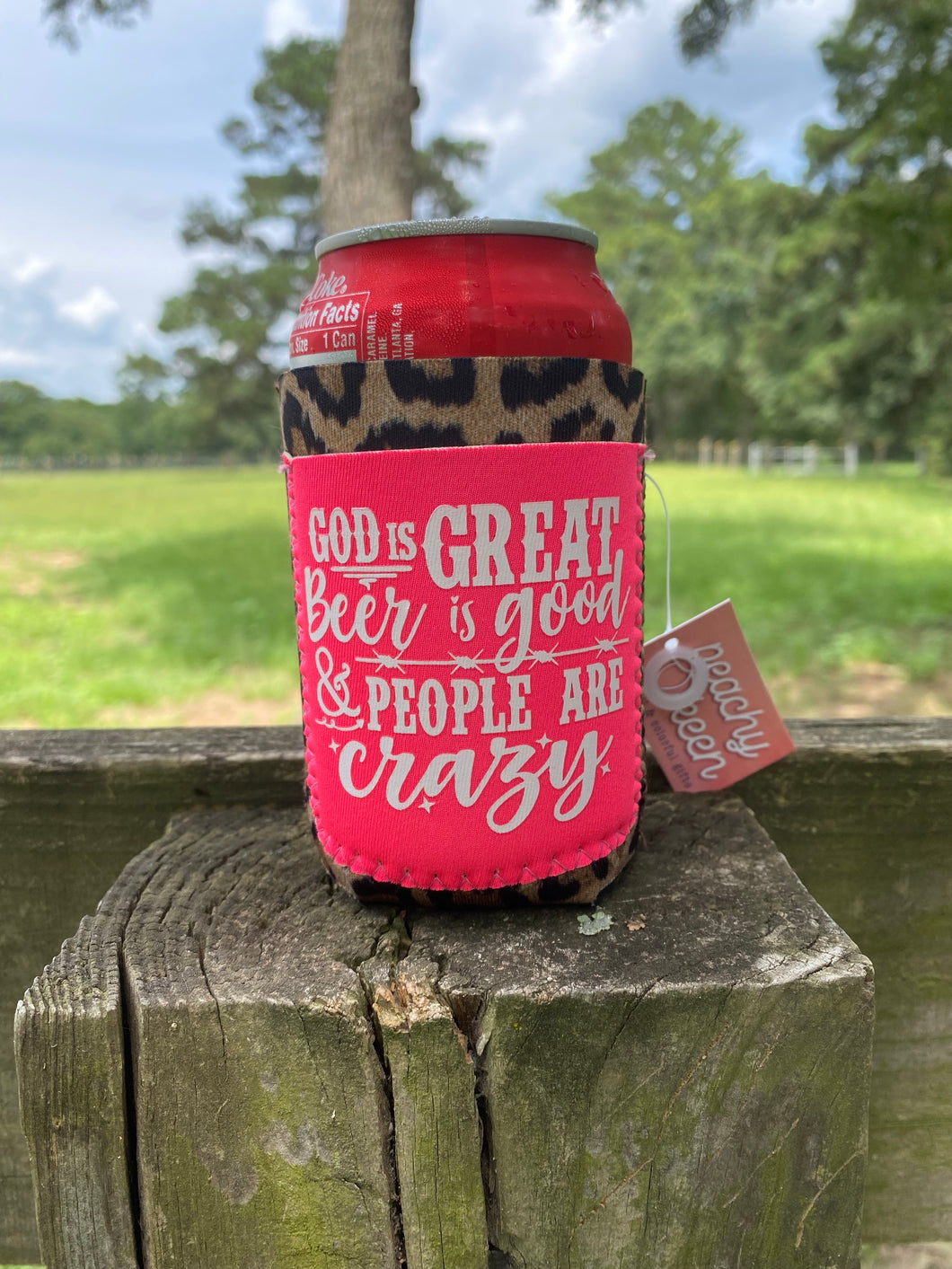 God is Great can cooler